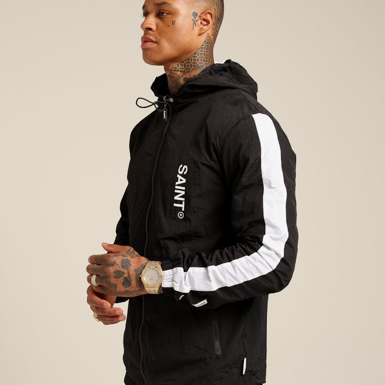 Saint Morta Transfer Windbreaker Black/White
