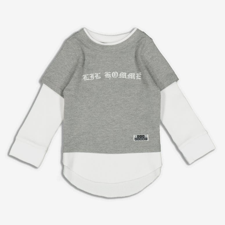 Lil HommÃ© LH Silence Longsleeve Grey Marle