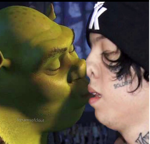 Image result for lil xan smelling noah cyrus face
